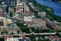 Boston, MA: View to Kenmore Square Royalty Free Stock Photo