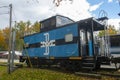 Boston and Maine Railroad Caboose, Meredith, MA, USA