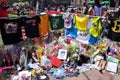 Boston Marathon bombing memorial Royalty Free Stock Photo