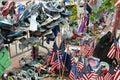 Boston Marathon bombing memorial Royalty Free Stock Photo