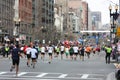 The Boston Marathon Finish Line Royalty Free Stock Photo