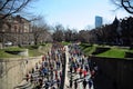 Boston marathon runners