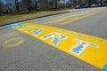 Boston Marathon Start Line, Hopkinton, MA, USA Royalty Free Stock Photo