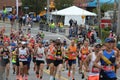 2021 Boston Marathon was the 125th running of the annual marathon race held in Boston, Massachusetts. Royalty Free Stock Photo