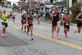 2021 Boston Marathon was the 125th running of the annual marathon race held in Boston, Massachusetts. Royalty Free Stock Photo