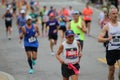 2021 Boston Marathon was the 125th running of the annual marathon race held in Boston, Massachusetts. Royalty Free Stock Photo