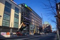 Boston TD Garden north entrance for Celtics NBA and Bruins NHL