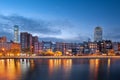 Boston, Massachusetts, USA skyline on the Charles River Royalty Free Stock Photo