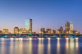 Boston, Massachusetts, USA skyline on the Charles River Royalty Free Stock Photo