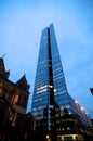 View of John Hancock Tower at twilight in Boston