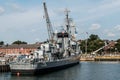 Boston massachusetts USA 06.09.2017- USS Cassin Young Fletcher class destroyer National Historic Landmark Royalty Free Stock Photo