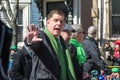 Boston Mayor Marty Walsh St Patrick`s Day Parade Royalty Free Stock Photo