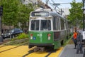 Boston Metro Green Line, Boston, Massachusetts, USA Royalty Free Stock Photo