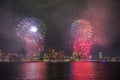 Boston 2020 New Year Eve Fireworks, MA, USA Royalty Free Stock Photo