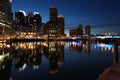 Boston night skyline