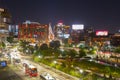 Boston North End at night, Massachusetts, USA Royalty Free Stock Photo