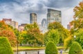 Boston old and modern buildings. City skyline Royalty Free Stock Photo