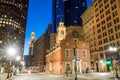 Boston Old State House buiding in Massachusetts Royalty Free Stock Photo