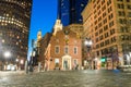 Boston Old State House buiding in Massachusetts Royalty Free Stock Photo