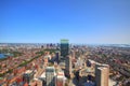 Boston Panoramic view from Prudential Tower