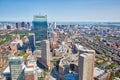 Boston Panoramic view from a tower
