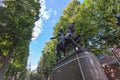 Boston Paul Revere Statue Royalty Free Stock Photo