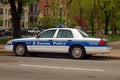 A Boston Police Car