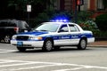 Boston Police Cruiser Royalty Free Stock Photo
