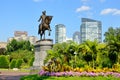 Boston Public Garden Royalty Free Stock Photo