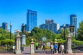 Boston Public Garden Entrance Royalty Free Stock Photo