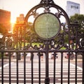 The Boston Public Garden Royalty Free Stock Photo