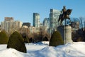 Boston Public Garden in the Winter