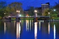 Boston Public Gardens Royalty Free Stock Photo