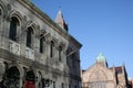 Boston Public Library and Old South Church Royalty Free Stock Photo