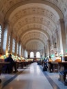 Boston Publics Libray - Bates Reading Room, Royalty Free Stock Photo