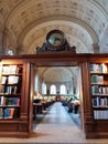 Boston Publics Libray - Bates Reading Room, Royalty Free Stock Photo