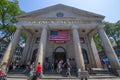 Quincy Market wide angle, Boston, Massachusetts, USA Royalty Free Stock Photo