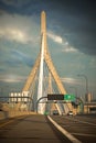 Boston's Leonard P Zakim Cable Stay Bridge Royalty Free Stock Photo