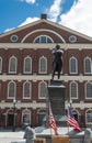 Boston Samuel Adams monument Faneuil Hall Royalty Free Stock Photo