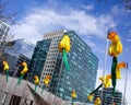 Boston Seaport daffodils