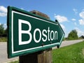 BOSTON signpost