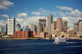 Boston skyline Royalty Free Stock Photo