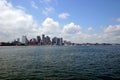 Boston Skyline And Bay
