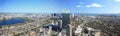 Boston Skyline Panorama Royalty Free Stock Photo
