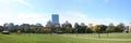 Boston Skyline Panorama Royalty Free Stock Photo