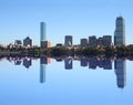 Boston Skyline reflected