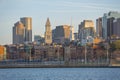 Boston Skyline and waterfront, Massachusetts, USA Royalty Free Stock Photo