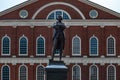 Boston, USA- March 01, 2019: Streets of Boston, Capital city of state Massachusetts, United states of America