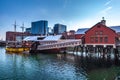 Boston, USA- March 08, 2019: The Boston Tea Party Ships & Museum is an educational, entertaining and enlightening adventure as Royalty Free Stock Photo