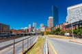 Boston, USA: The street of Boston Royalty Free Stock Photo